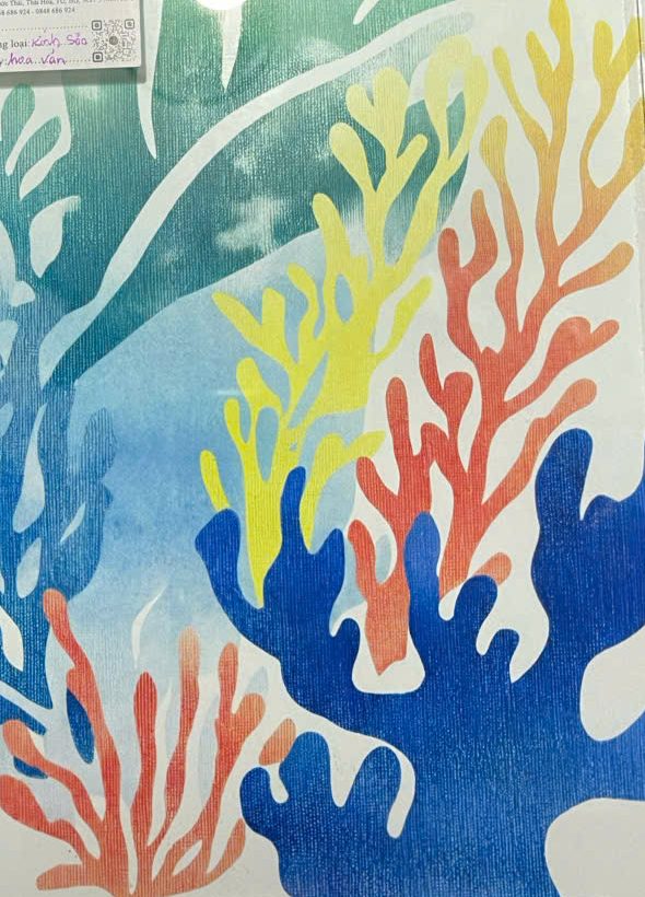 Kính sơn họa tiết 03