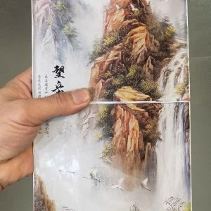 Kính sơn họa tiết 04