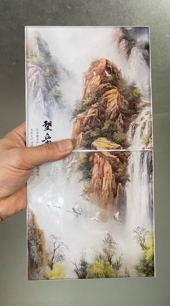 Kính sơn họa tiết 04